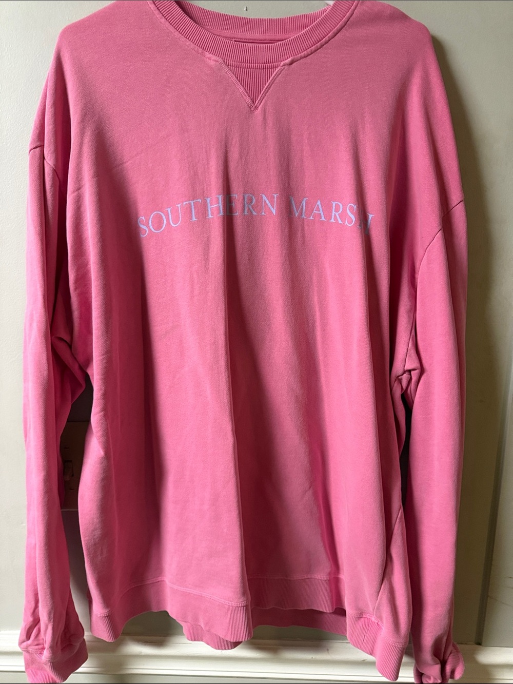 Southern Marsh Pink Crewneck Pullover Sweatshirt
